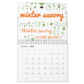 CUSTOM HERB CALENDAR - 20XX KALENDER (Jan 2027)