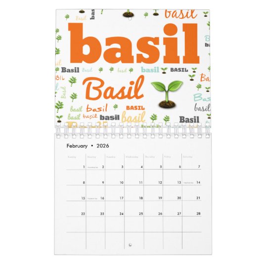 CUSTOM HERB CALENDAR - 20XX KALENDER (Feb 2026)