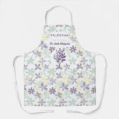 Custom Herb Whispere mit floral Pastel Patel Schürze (Vorderseite)