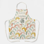 Custom Herb Whispere mit Pastel Archs Schürze (Vorderseite)