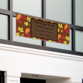 Custom Herbstlaubs Fall Festival Banner (Äußeres Gebäude)