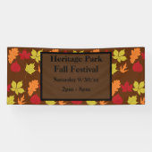 Custom Herbstlaubs Fall Festival Banner (Horizontal)
