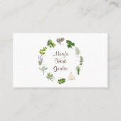 Custom Herd Garden Business Card Visitenkarte (Vorderseite)
