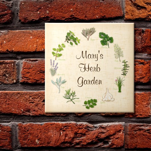 Custom Herd Garden Tile Fliese