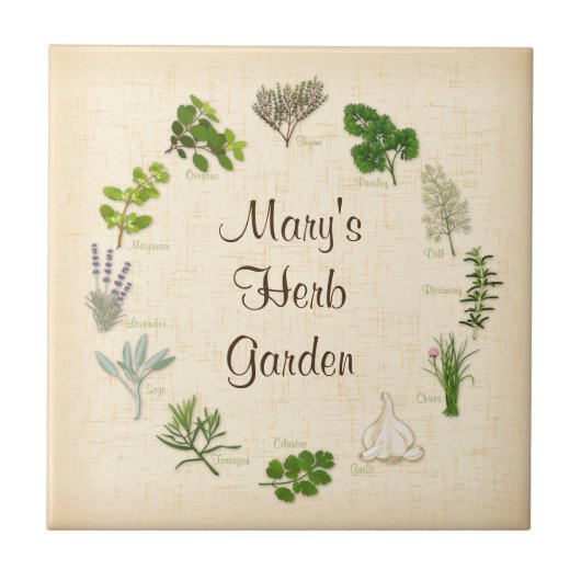 Custom Herd Garden Tile Fliese (Vorderseite)
