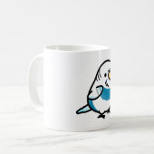CUSTOM Herr Blue the Chubby Budgie Kaffeetasse (Vorderseite Links)