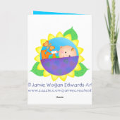 Custom Herzlichen Glückwunsch New Baby / Anreise Karte (Rückseite)