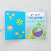 Custom Herzlichen Glückwunsch New Baby / Anreise Karte (Innenseite)