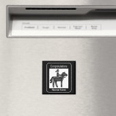 Custom, Herzlichen Glückwunsch, Reitsport, Pferdev Magnet (In Situ (Geschirrspüler))