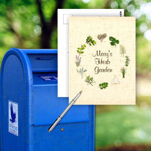 Custom Herzog Garden Postcard Postkarte