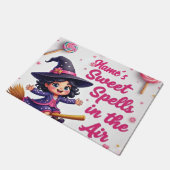 Custom Hexe & Candy Sky Begrüßungsmatte für Front Fußmatte (Schrägansicht)