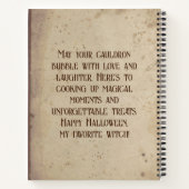 Custom Hexenhut Cotattcore Pumpkins Halloween Notizblock (Rückseite)