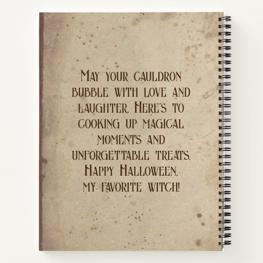 Custom Hexenhut Cotattcore Pumpkins Halloween Notizblock (Rückseite)