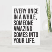 CUSTOM Hier bin ich Sarcastic Romantischer Spaß Fu Karte (Vorderseite)