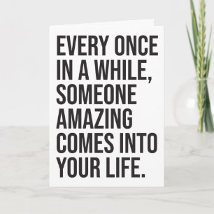 CUSTOM Hier bin ich Sarcastic Romantischer Spaß Fu Karte