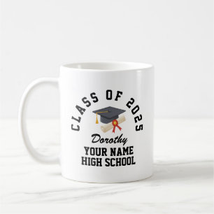 Custom High School Abschlussfeier Kaffeetasse