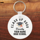 Custom High School Abschlussfeier Schlüsselanhänger (Vorderseite)