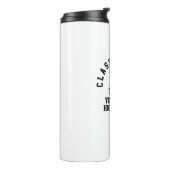 Custom High School Abschlussfeier Thermosbecher (Nach links gedreht)