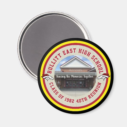 Custom High School Class Wiedersehen Ideenmagnet Magnet (Vorderseite/Rückseite)