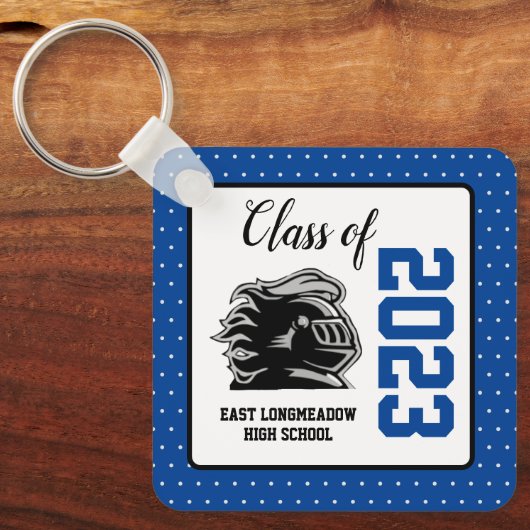 Custom High School Fundraisers Ideen Klasse Keycha Schlüsselanhänger (Vorderseite)