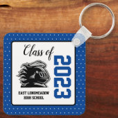 Custom High School Fundraisers Ideen Klasse Keycha Schlüsselanhänger (Rückseite)