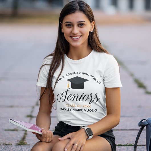 Custom High School Senior Class 2023 T-Shirt