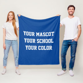 Custom High School Spirituosen Flag Fleecedecke