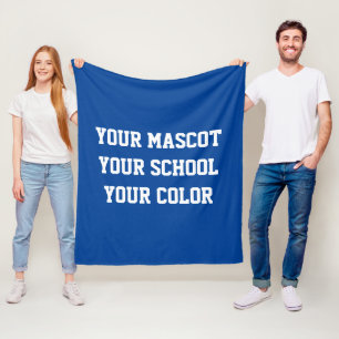 Custom High School Spirituosen Flag Fleecedecke