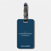 Custom Hillebrand 5 Blue 999 Gepäckanhänger (Rückseite vertikal)