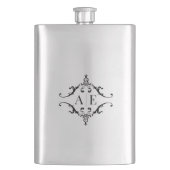 Custom Hip Flask Trauzeugen Hochzeitsgeschenk Flachmann (Vorderseite)