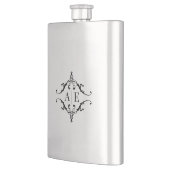 Custom Hip Flask Trauzeugen Hochzeitsgeschenk Flachmann (Links)