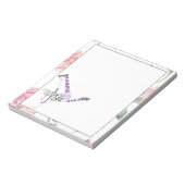 Custom Hip Hop Torie | Rose Wasserfarben Notizblock (Rotiert)