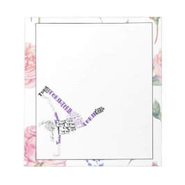 Custom Hip Hop Torie | Rose Wasserfarben Notizblock