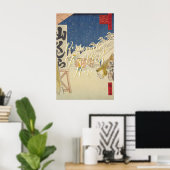 CUSTOM Hiroshige Snow Landscape Print  Poster (Heimbüro)