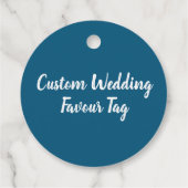Custom Hochzeit Geschenkanhänger (Rückseite)