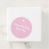 Custom Hochzeit Geschenkanhänger (Beispiel)