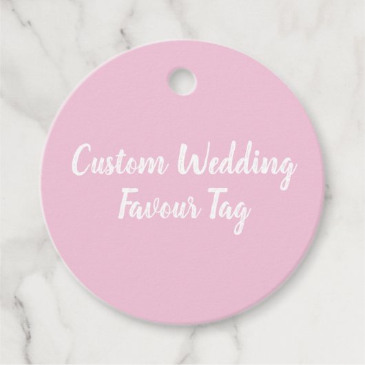 Custom Hochzeit Geschenkanhänger (Vorderseite)