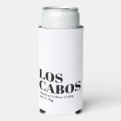 Custom Hochzeit in Urlaubsort Willkommen in Los Ca Selters Dosenkühler (Seltzer Vorderseite)