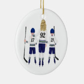 Custom Hockey Ornament (Rechts)