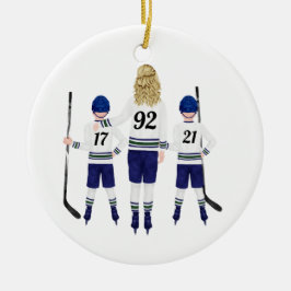 Custom Hockey Ornament