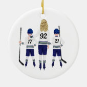 Custom Hockey Ornament (Hinten)