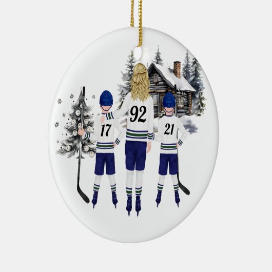 Custom Hockey Ornament (Rechts)