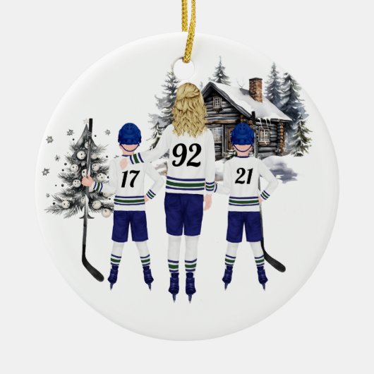 Custom Hockey Ornament (Vorne)