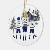 Custom Hockey Ornament (Links)