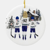 Custom Hockey Ornament (Hinten)