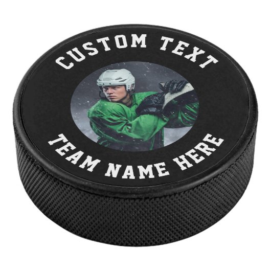 Custom Hockey Puck – Add Your Design Here (3/4)