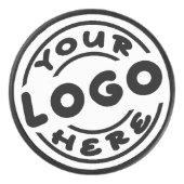 Custom Hockey Puck - Personalized Text Logo Gift (Vorderseite)