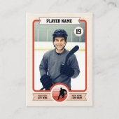 Custom Hockey Trading Card, Vintag Player Card Telefonnummerkarte (Vorderseite)