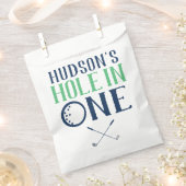 Custom Hole in One First Birthday Gefälligkeitstas Geschenktütchen (Ausgeschnitten)