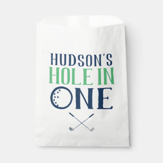 Custom Hole in One First Birthday Gefälligkeitstas Geschenktütchen